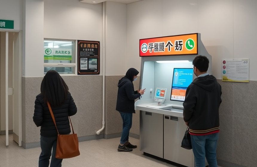 入れ替え後 — 新しい端末を設置し、継続して稼働しています。